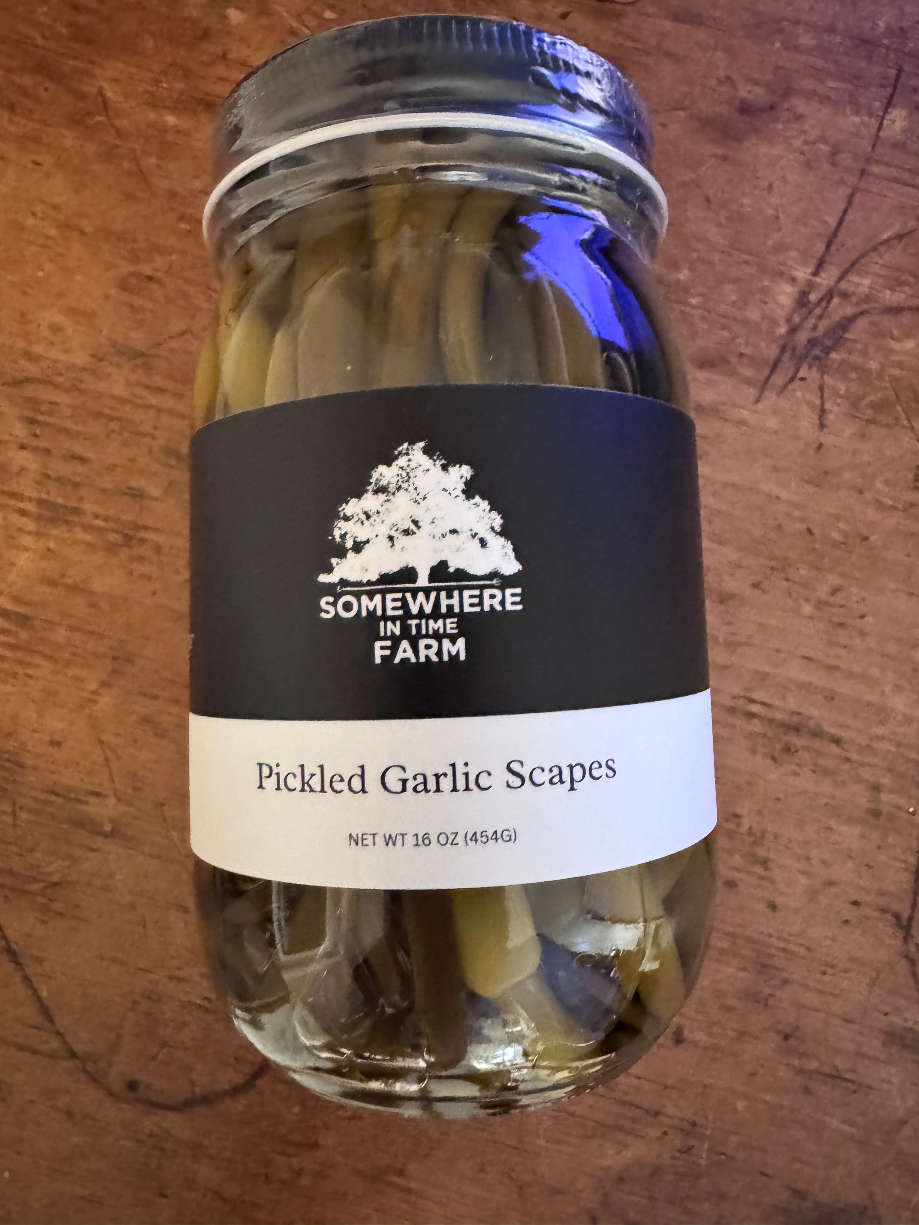 Pickled Garlic Scapes