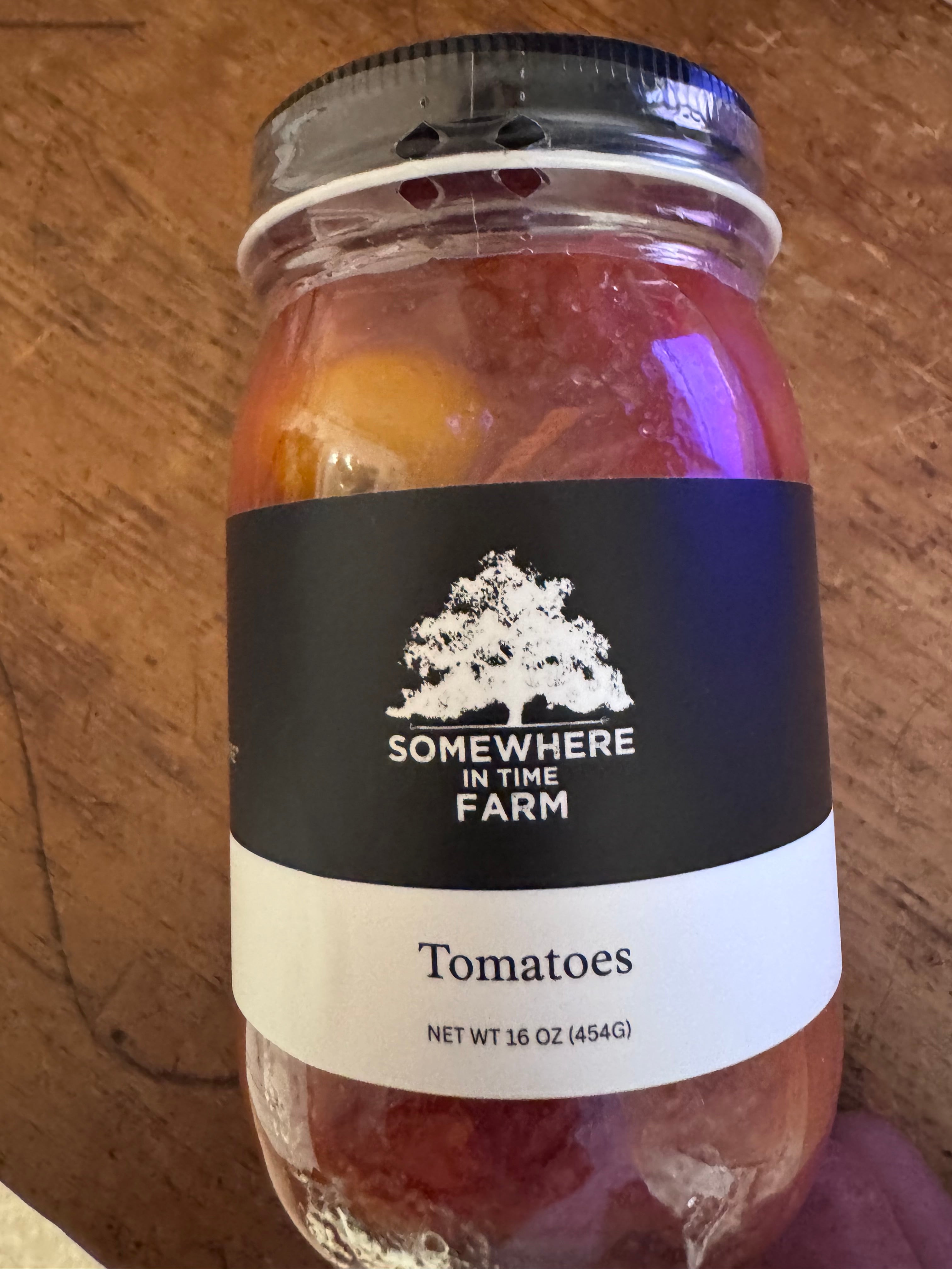 Jarred Heirloom Tomatoes